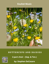 Buttercups and Daisies Two-Part Mixed choral sheet music cover